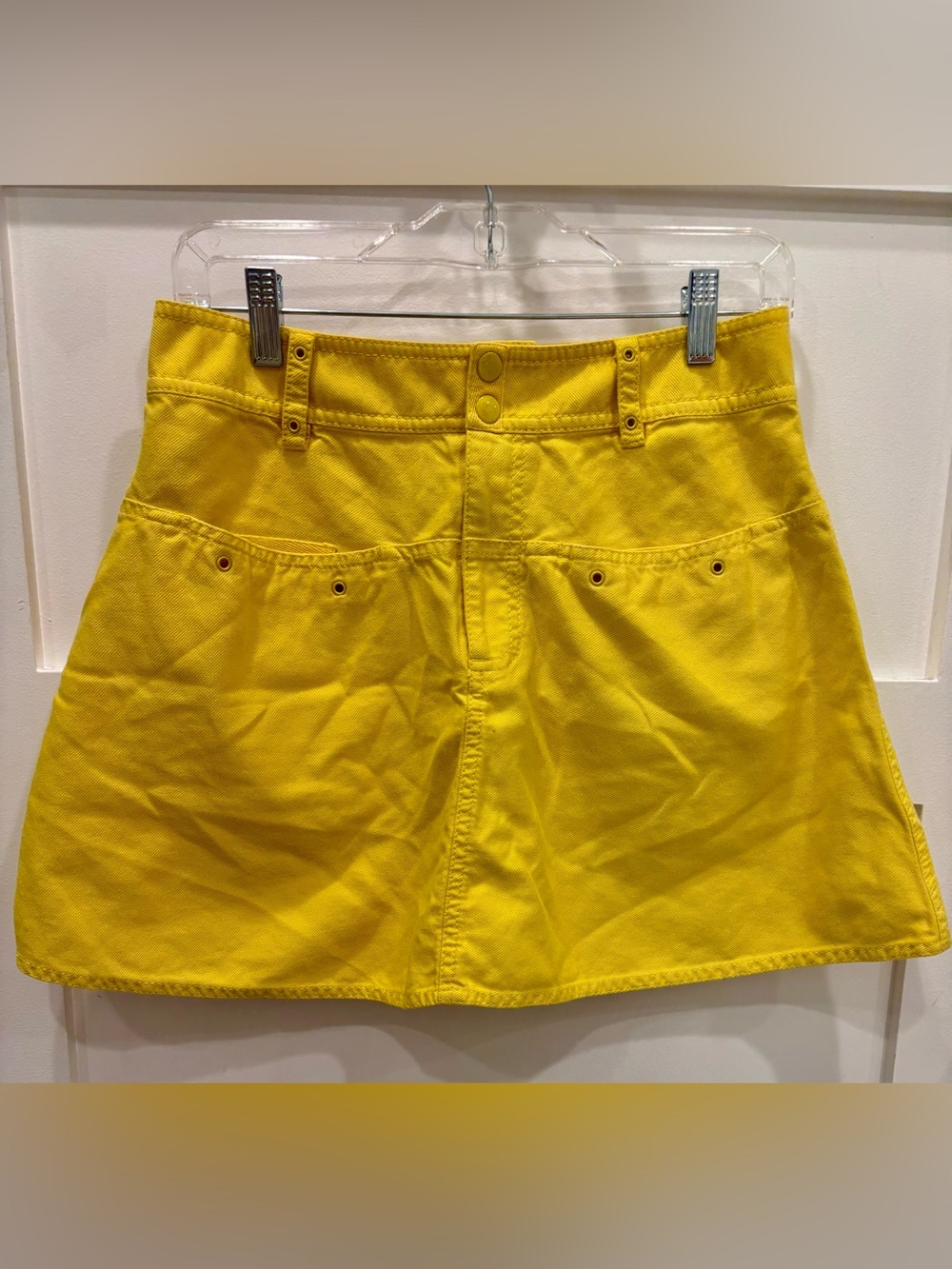 Marc Jacobs Yellow Mini Skirt- A-Line Summer Style